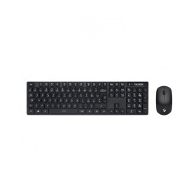 Vultech KM-831W teclado Rato incluído Escritório USB QWERTY Italiano Preto