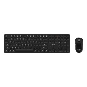 MSI FORGE K210 WIRELESS COMBO teclado Rato incluído Casa Escritório USB QWERTY Inglês (Estados Unidos) Preto