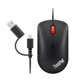 Lenovo 4Y51D20850 rato Escritório Ambidestro USB Type-C Ótico 2400 DPI