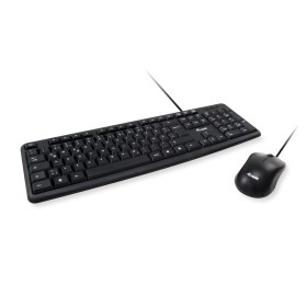 Equip 245200 teclado Rato incluído Escritório USB QWERTZ Alemão Preto