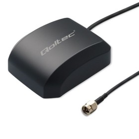 Qoltec Mobile GPS GLONASS antenna with magnetic base | omnidirectional | 28dBi | SMA