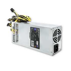 Qoltec PCI-E power supply Smart 1600W | 80 Plus Gold | Data mining