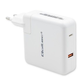 Qoltec Power charger GaN FAST 108W| 5-20V | 3- 4.7A | USB C | Laptop | Smartfon | White