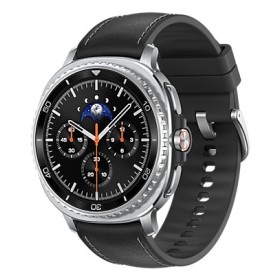 Samsung Galaxy Watch 8 Classic 3,3 cm (1.3") AMOLED 46 mm Digital 438 x 438 pixels Ecrã táctil Prateado Wi-Fi GPS