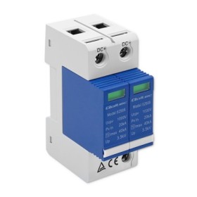 Qoltec DC surge protector arrester| 2P | 1000V | T2 | C