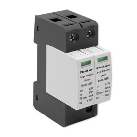 Qoltec AC surge protector arrester | 2P | 275V | T2 | C