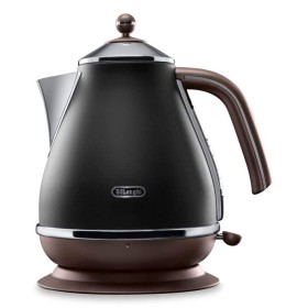 De’Longhi KBOV 2001.BK chaleira elétrica 1,7 l 2000 W Preto, Castanho