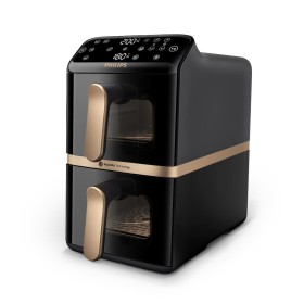 Philips 4000 series Dual Stack Airfryer Vertical Basket 10L Duplo Independente 2750 W Fritadeira a ar quente Preto