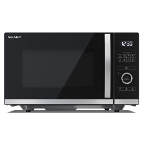 Sharp YC-QS254AE-B microondas Preto, Aço inoxidável Apenas micro-ondas Balcão 25 l 900 W