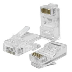 Qoltec RJ45 modular connector | CAT5e | UTP |Gold-plated contacts | 10 pieces
