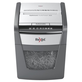 Rexel Optimum AutoFeed+ 50X destruidora de papel Trituração transversal 55 dB 22 cm Preto, Cinzento