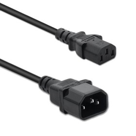 Qoltec Power extension cable for UPS | IEC C13/C14 | 3x1.0mm² | 1.5m