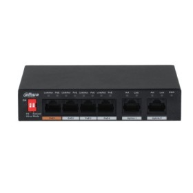 Dahua Technology PFS3006-4ET-60 Não-gerido L2 Fast Ethernet (10 100) Power over Ethernet (PoE) Preto