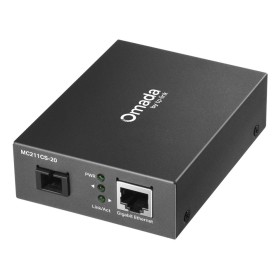 TP-Link Omada MC211CS-20 conversor de rede de média 1000 Mbit s 1310 nm Modo único Preto