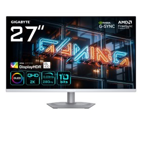 GIGABYTE MO27Q2A ICE OLED monitor de ecrã 68,6 cm (27") 2560 x 1440 pixels Quad HD QD-OLED Branco