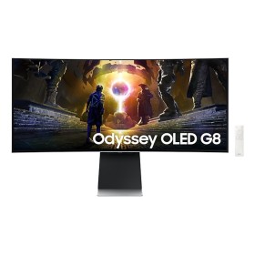Samsung LS34DG850SUXDU monitor de ecrã 86,4 cm (34") 3440 x 1440 pixels UltraWide Quad HD OLED Prateado