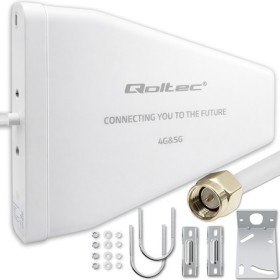 Qoltec 4G 5G LTE antenna | 9dBi | directional | external | N female | waterproof | 3m