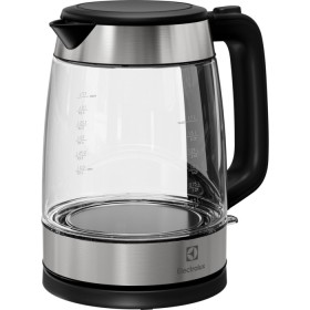 Electrolux E4GK1-4GB chaleira elétrica 1,7 l 2200 W Preto, Aço inoxidável, Transparente