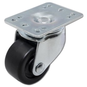 Qoltec Rack castors set  without locking| 4pcs.