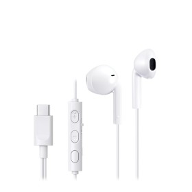 JVC HA-FR17UC Auscultadores Com fios Intra-auditivo Chamadas Música USB Type-C Branco