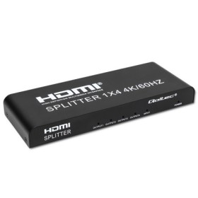Qoltec Active HDMI Splitter 4 x HDMI 4K x 2K | 6Gb/s | 60Hz | High stability