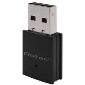 Qoltec Wireless Ultra High Speed Mini Adapter WiFi | Standard AC | BT 4.0 | USB 2.0 | 600Mbps