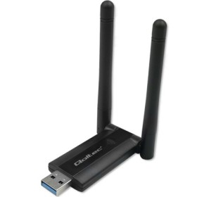 Qoltec High-speed DUAL Wi-Fi adapter 2 x 2dBi | Standard AC| USB 3.0 | 1200Mbps