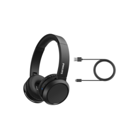 Auscultadores Bluetooth Philips TAH4205 com Microfone Preto
