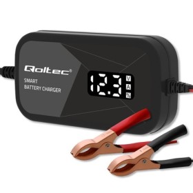 Qoltec Intelligent microprocessor charger 12V | 2A | Rectifier  for AGM GEL battery | LCD