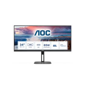 Monitor AOC LED 34″ U34V5C Preto