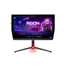 Monitor Gaming AOC AGON PRO 27″ AG274QXM IPS QHD 170Hz Hdmi DP Usb-C Colunas HAS PIVOT 1ms