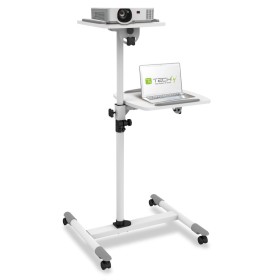 Techly ICA-TB TPM-6 mesa & suporte audiovisual Branco Carrinho multimédia