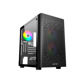 Caixa Gaming Abysm Danube Inva MX202 Micro ATX ARGB Preto