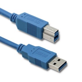 Qoltec USB 3.0 cable to the printer A male | B male | 1m