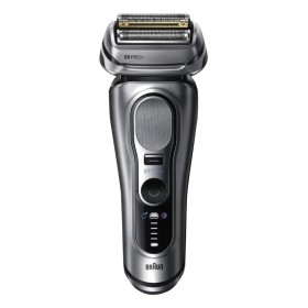 Braun 9577CC Máquina de barbear com lâminas que se adaptam ao contorno do rosto Aparador Preto, Prateado