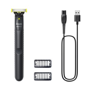 Philips Norelco OneBlade QP1424 10 máquina de barbear Máquina de barbear com lâminas que se adaptam ao contorno do rosto
