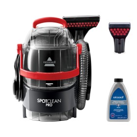 Bissell SpotClean Pro máquina de limpeza de carpetes De mão Profundo Preto, Vermelho, Transparente