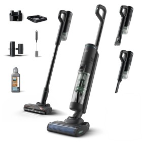 Philips 7000 series XW7263 11 vassoura elétrica & aspirador vertical Aspirador vertical 2 em 1 Bateria Seco e molhado Sem bolsa