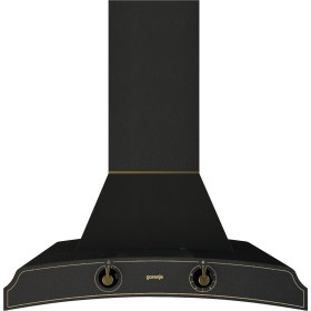 Gorenje DK63MCLB Montado na parede Preto 621 m³ h