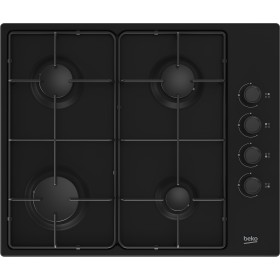 Beko HIBG64120SB placa Preto Embutido 60 cm Gás 4 zona(s)