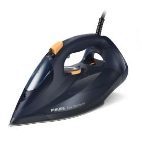 Philips 7000 series DST7060 20 ferro de engomar Ferro a vapor Base de ferro SteamGlide Elite 3000 W Azul, Amarelo