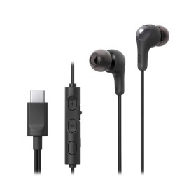 JVC HA-FR9UC Auscultadores Com fios Intra-auditivo Chamadas Música USB Type-C Preto
