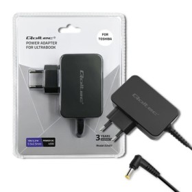 Qoltec Power adapter for ultrabook laptop Toshiba 45W | 19V | 2.37A | 5.5*2.5