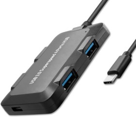 Qoltec Hub Adapter USB-C 3.1 5in1 | 4x USB 3.0 | micro USB