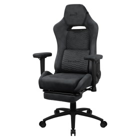 Aerocool Royal AeroSuede Cadeira de jogos universal Assento acolchoado Cinzento