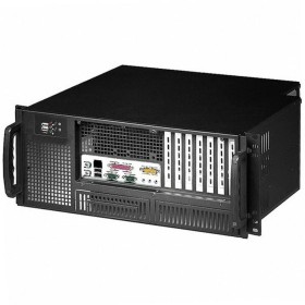 Techly I-CASE MP-P4HX-BLK6 caixa para computador Rack Preto