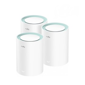 Cudy M1300 3-PACK sistema de Wi-Fi Mesh Dual-band (2,4 GHz   5 GHz) Wi-Fi 5 (802.11ac) Branco 2 Interno