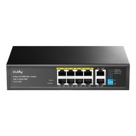 Cudy FS1010PG switch de rede Não-gerido Fast Ethernet (10 100) Power over Ethernet (PoE) Preto