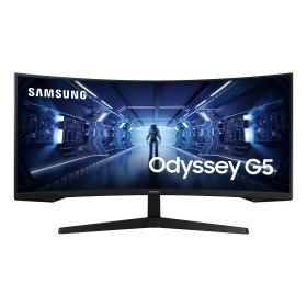 Samsung G55T monitor de ecrã 86,4 cm (34") 3440 x 1440 pixels UltraWide Quad HD LED Preto