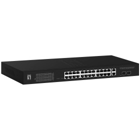 LevelOne GEP-2841 switch de rede Gerido L2 Gigabit Ethernet (10 100 1000) Power over Ethernet (PoE) 1U Preto